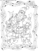 coloriage saint nicolas