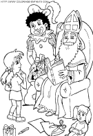 coloriage saint nicolas