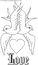 coloriage saint valentin amoureux