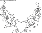 coloriage saint valentin coeurs