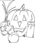 coloriage citrouilles halloween