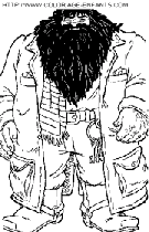 coloriage harry potter le geant hagrid