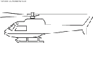 coloriage helicoptere de secours