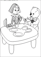 coloriage heros andy pandy