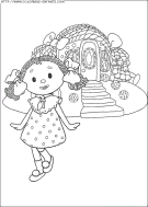 coloriage heros andy pandy