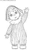 coloriage heros andy pandy