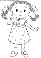 coloriage heros andy pandy