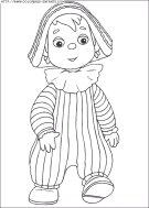 coloriage heros andy pandy