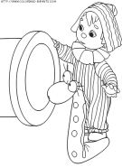 coloriage heros andy pandy