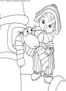 coloriage heros andy pandy