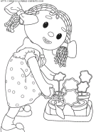 coloriage heros andy pandy