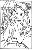 coloriage heros barbie