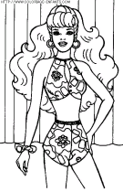 coloriage heros barbie