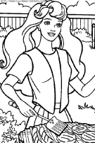 coloriage heros barbie