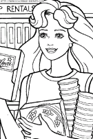 coloriage heros barbie