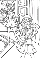 coloriage heros barbie