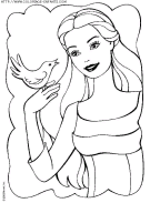 coloriage heros barbie princesse