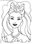 coloriage heros barbie princesse