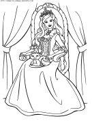 coloriage heros barbie princesse