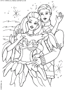 coloriage heros barbie princesse