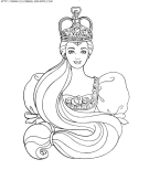 coloriage heros barbie princesse