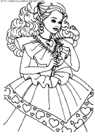 coloriage heros barbie princesse