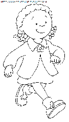 coloriage heros caillou