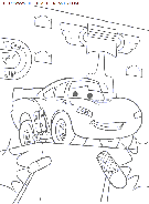 coloriage heros cars