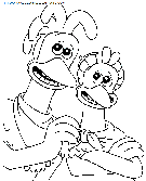 coloriage heros chicken run