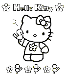 coloriage heros hello kitty