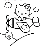 coloriage heros hello kitty