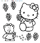 coloriage heros hello kitty