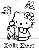 coloriage heros hello kitty