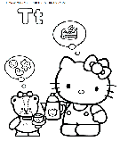 coloriage heros hello kitty