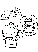 coloriage heros hello kitty