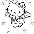 coloriage heros hello kitty