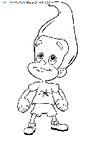 coloriage heros jimmy neutron