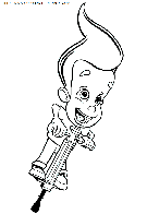 coloriage heros jimmy neutron