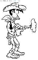 coloriage heros lucky luke