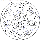 coloriage heros mandala