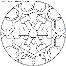 coloriage heros mandala