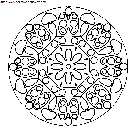 coloriage heros mandala