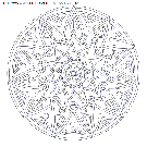 coloriage heros mandala