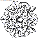 coloriage heros mandala