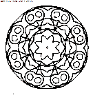 coloriage heros mandala