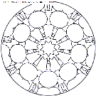 coloriage heros mandala