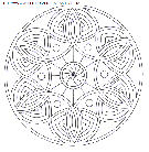 coloriage heros mandala