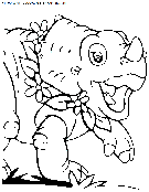 coloriage heros petit dinosaure