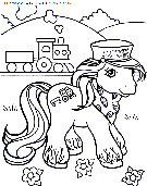 coloriage heros petit poney