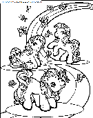 coloriage heros petit poney